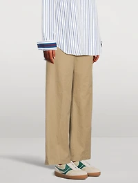 Pulian Belted Wide-Leg Trousers