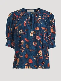 Shea Top Batik Print