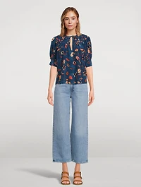 Shea Top Batik Print