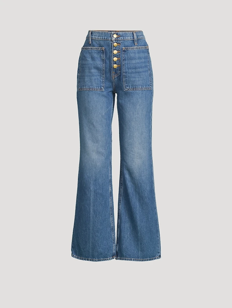 Lou High-Waisted Flared Jeans