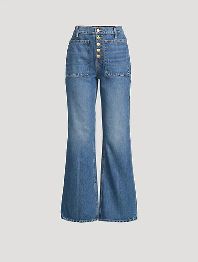 Lou High-Waisted Flared Jeans