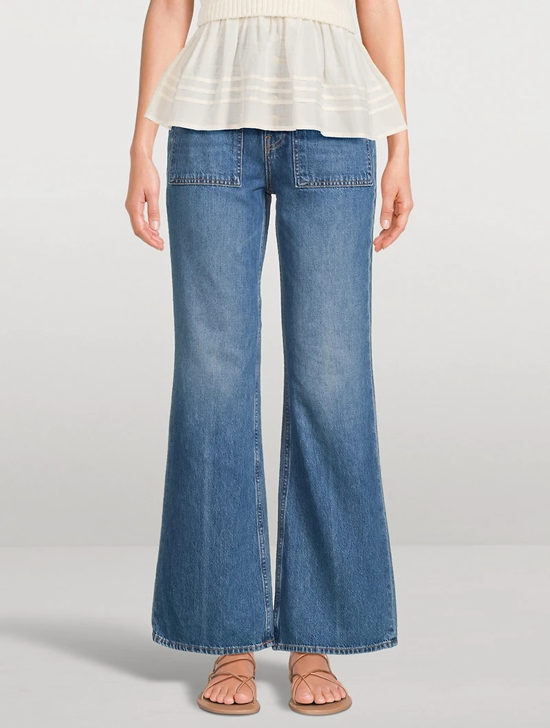 Lou High-Waisted Flared Jeans