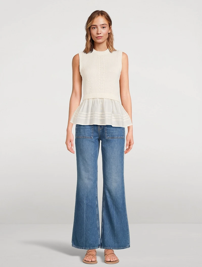 Lou High-Waisted Flared Jeans