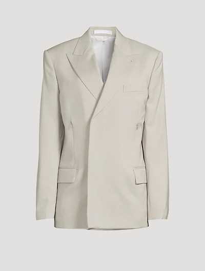 Boxy Wool Blazer