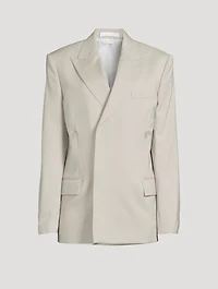 Boxy Wool Blazer