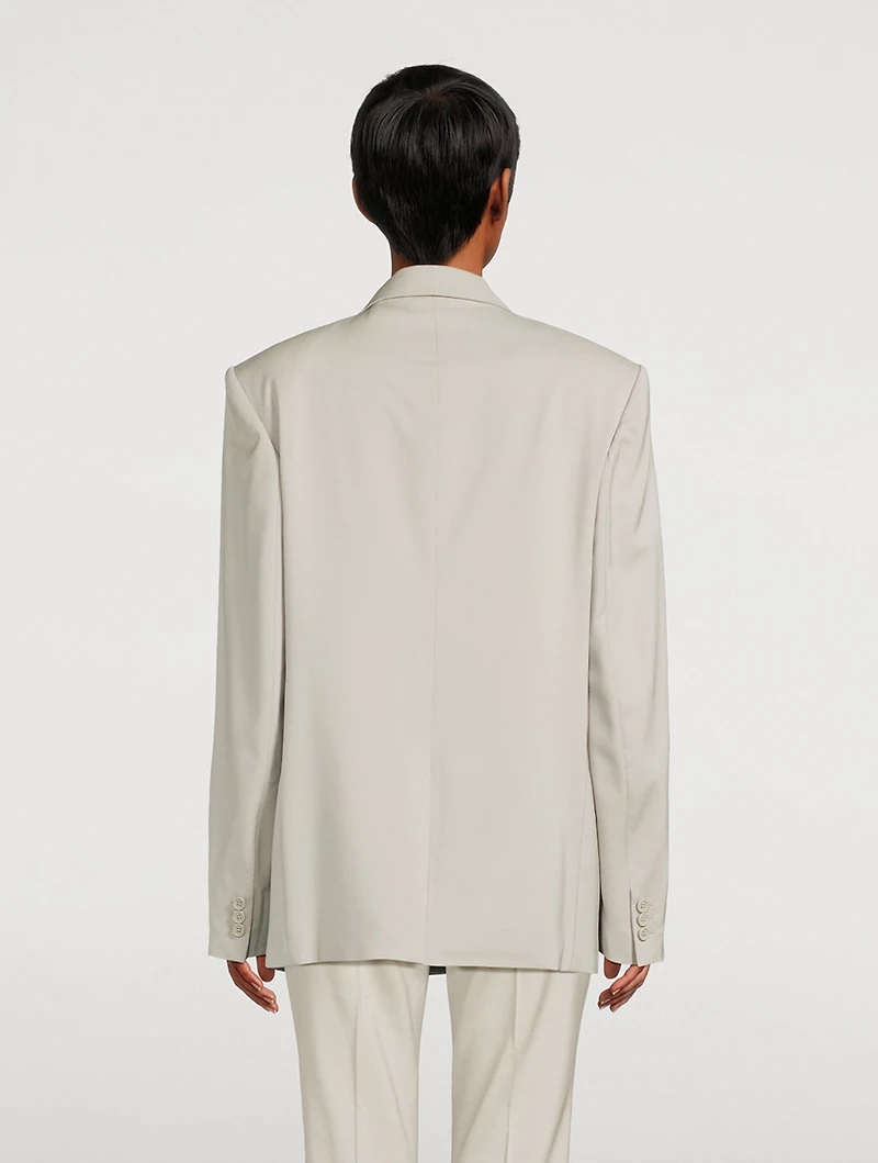 Boxy Wool Blazer