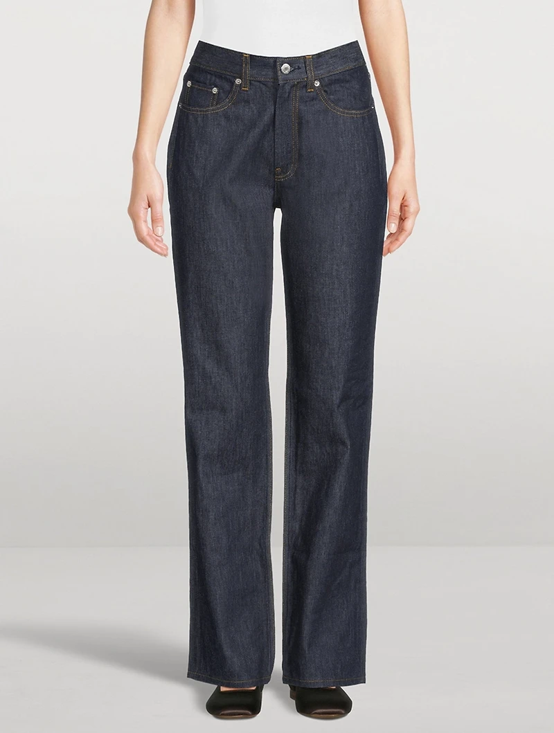 Mid-Rise Slim Jeans