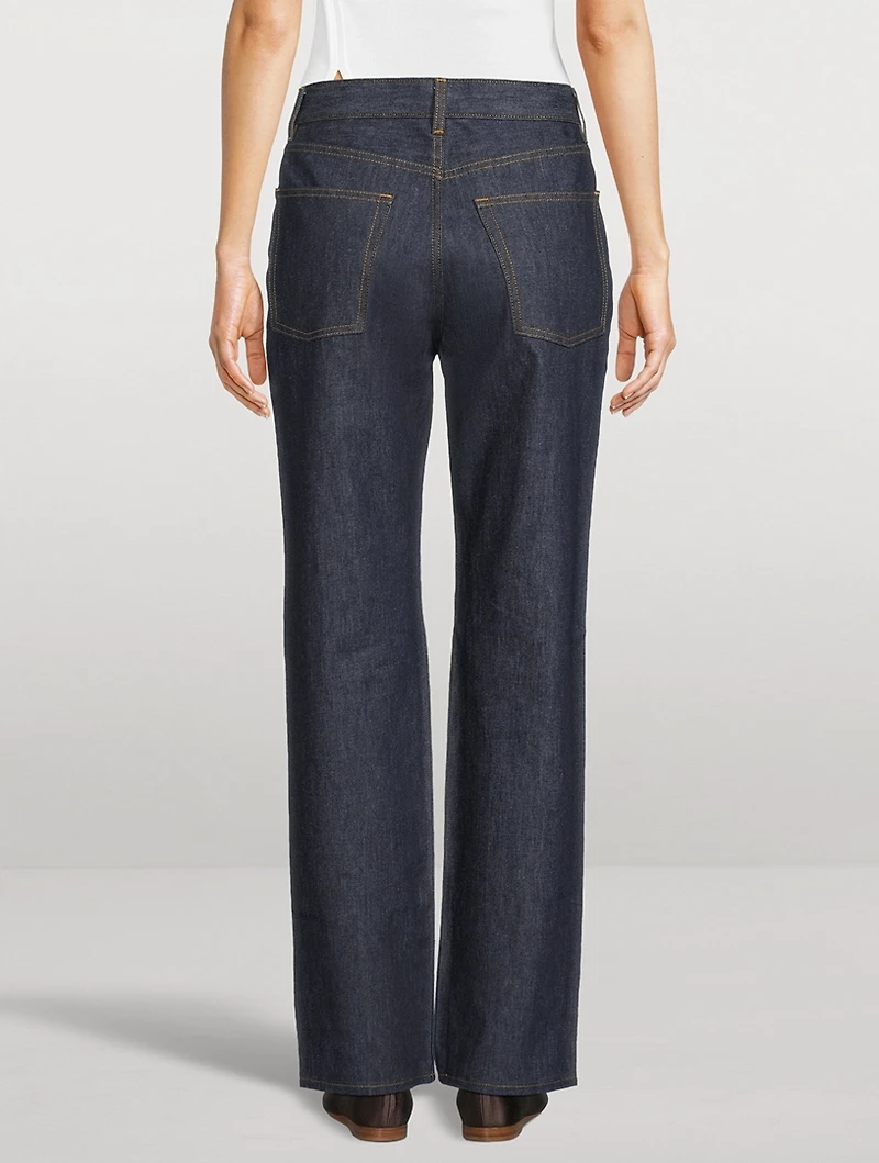 Mid-Rise Slim Jeans