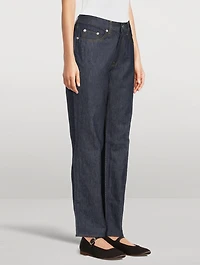 Mid-Rise Slim Jeans