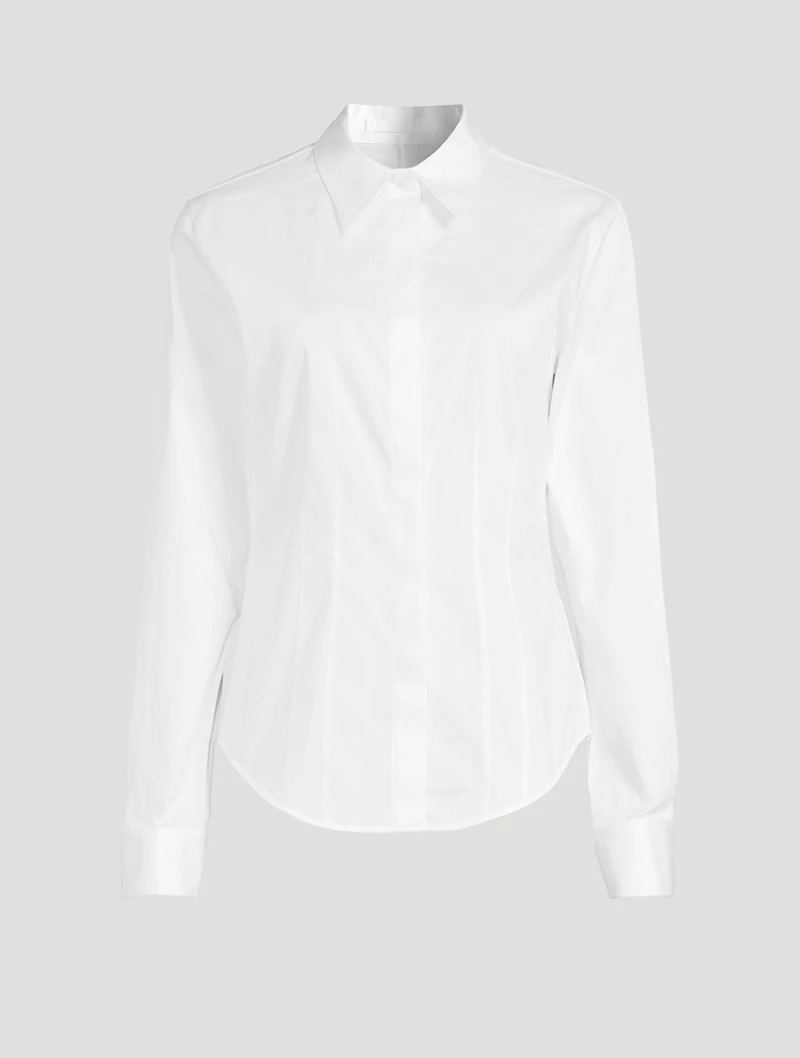 Fitted Poplin Shirt