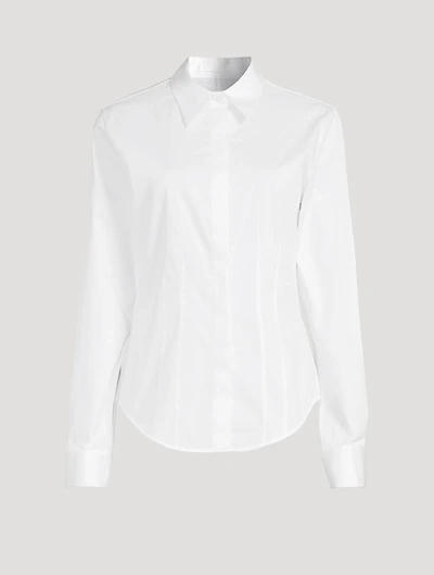Fitted Poplin Shirt