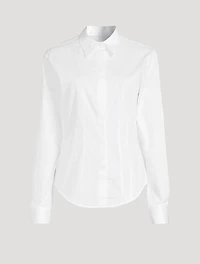 Fitted Poplin Shirt