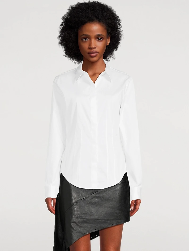 Fitted Poplin Shirt