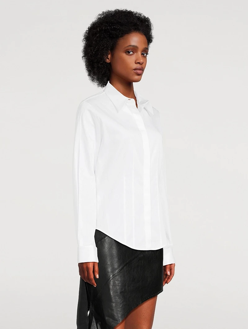 Fitted Poplin Shirt