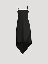 Asymmetric Wool Dress