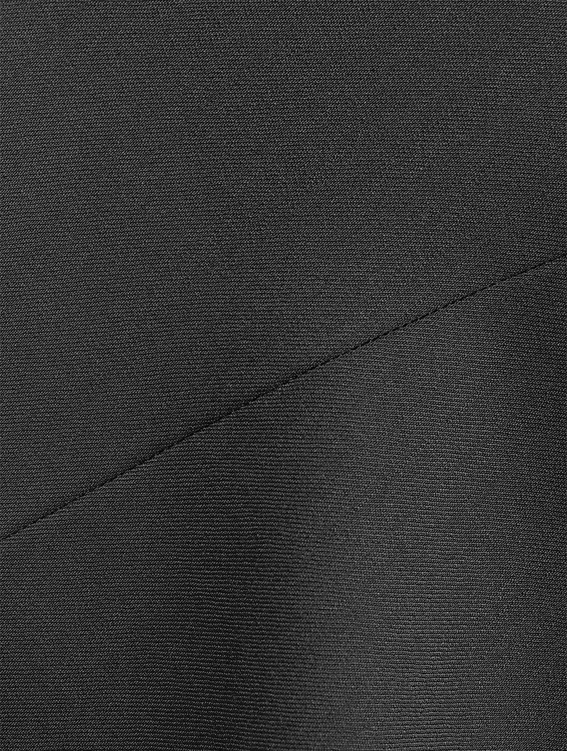 Asymmetric Wool Dress
