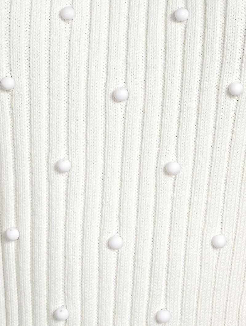 Embellished Sweater Dress