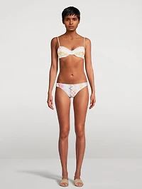 Zig Zag Jacquard Bikini Set