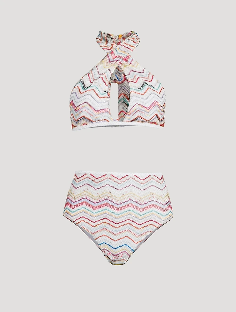 Lurex Crochet Bikini Set