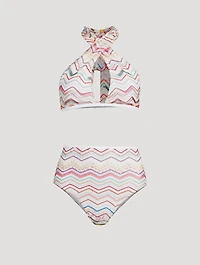 Lurex Crochet Bikini Set