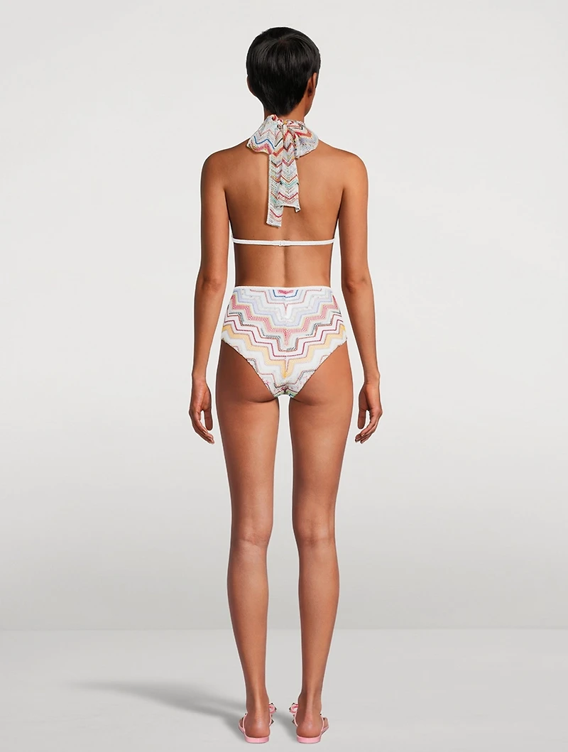 Lurex Crochet Bikini Set