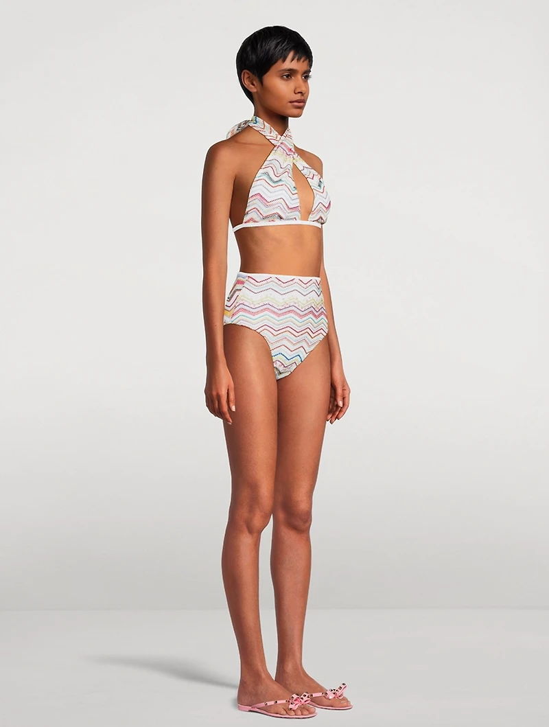 Lurex Crochet Bikini Set