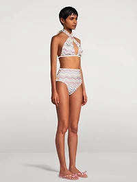 Lurex Crochet Bikini Set