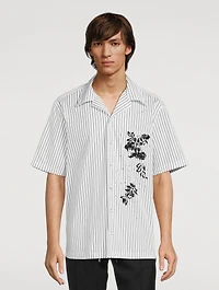 Poplin Shirt Floral Print