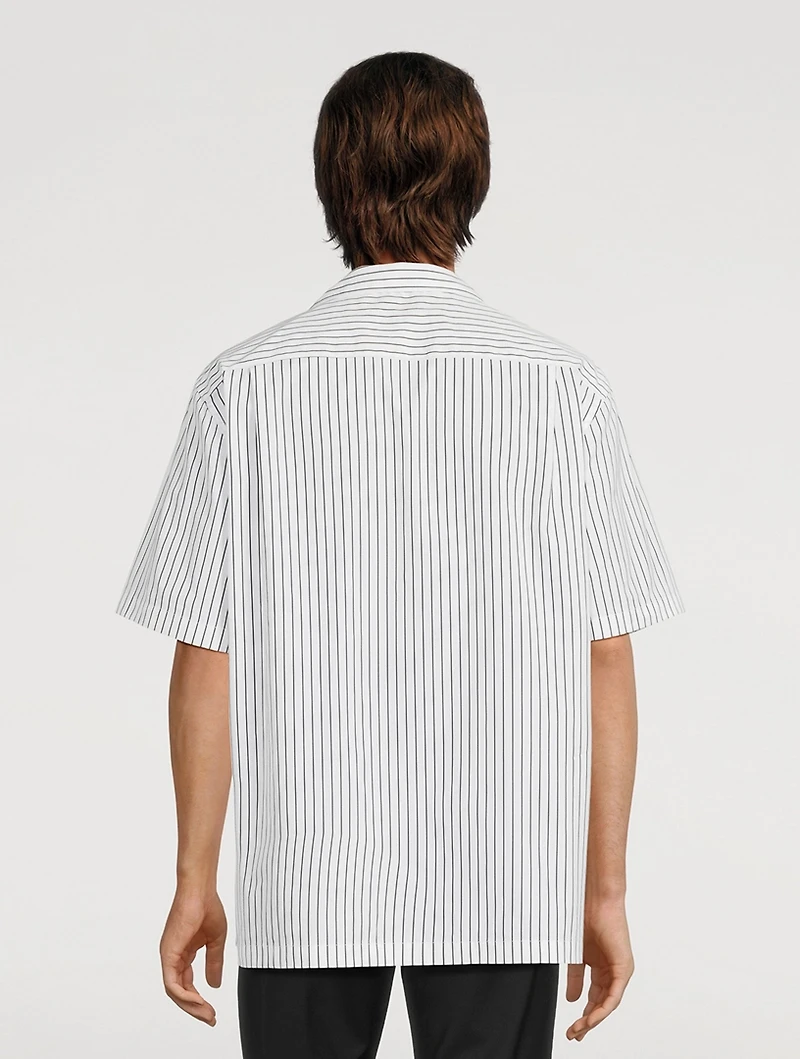 Poplin Shirt Floral Print