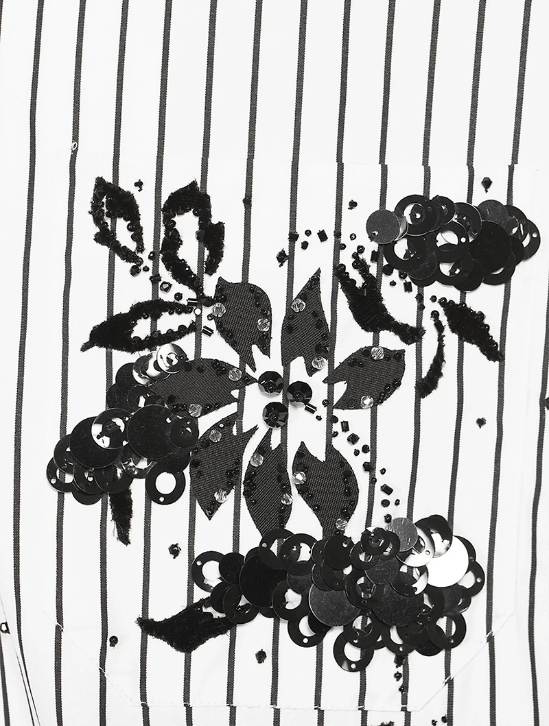 Poplin Shirt Floral Print