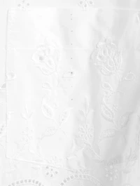 Signature Sleeve Embroidered Shirt Dress