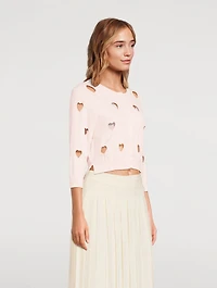 Cut-Out Love Heart Cardigan