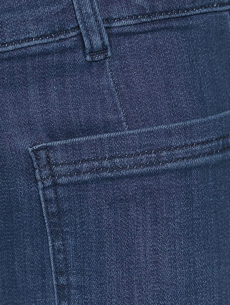 Le Slim Palazzo Wide-Leg Jeans