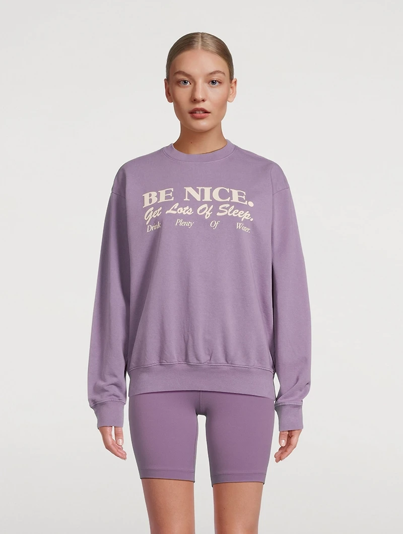 Be Nice Crewneck