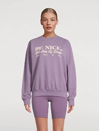 Be Nice Crewneck