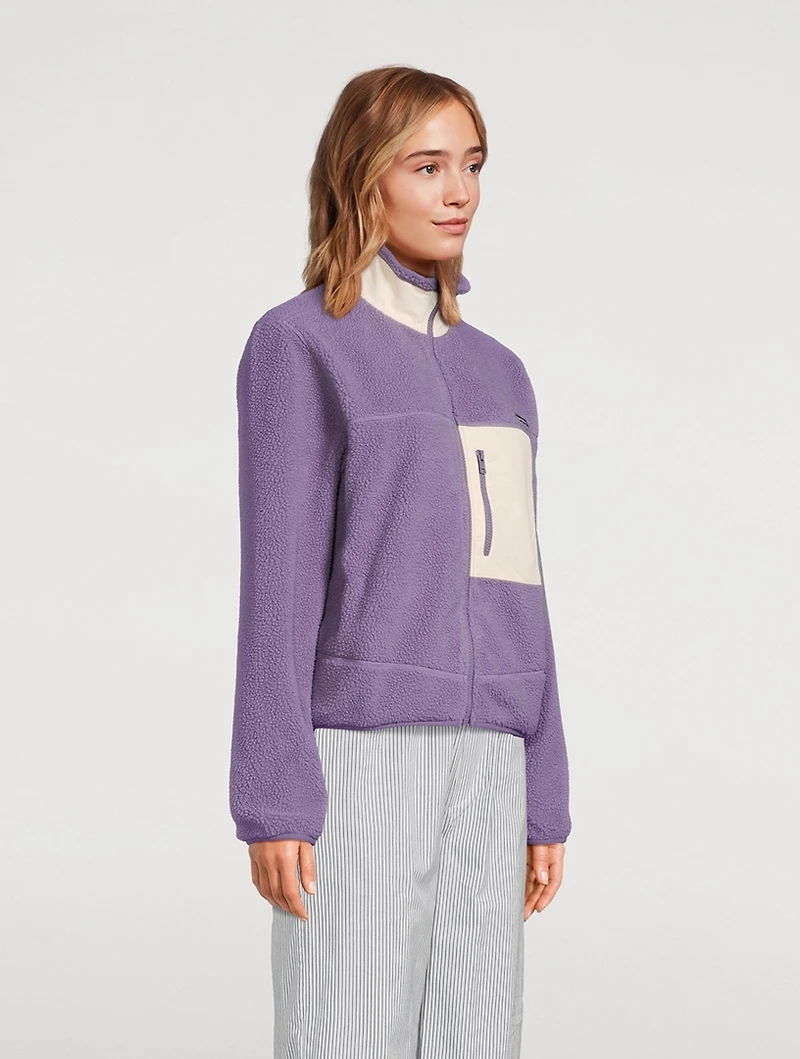 Zipped Sherpa Jacket