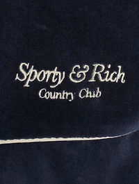 Script Velour Track Jacket