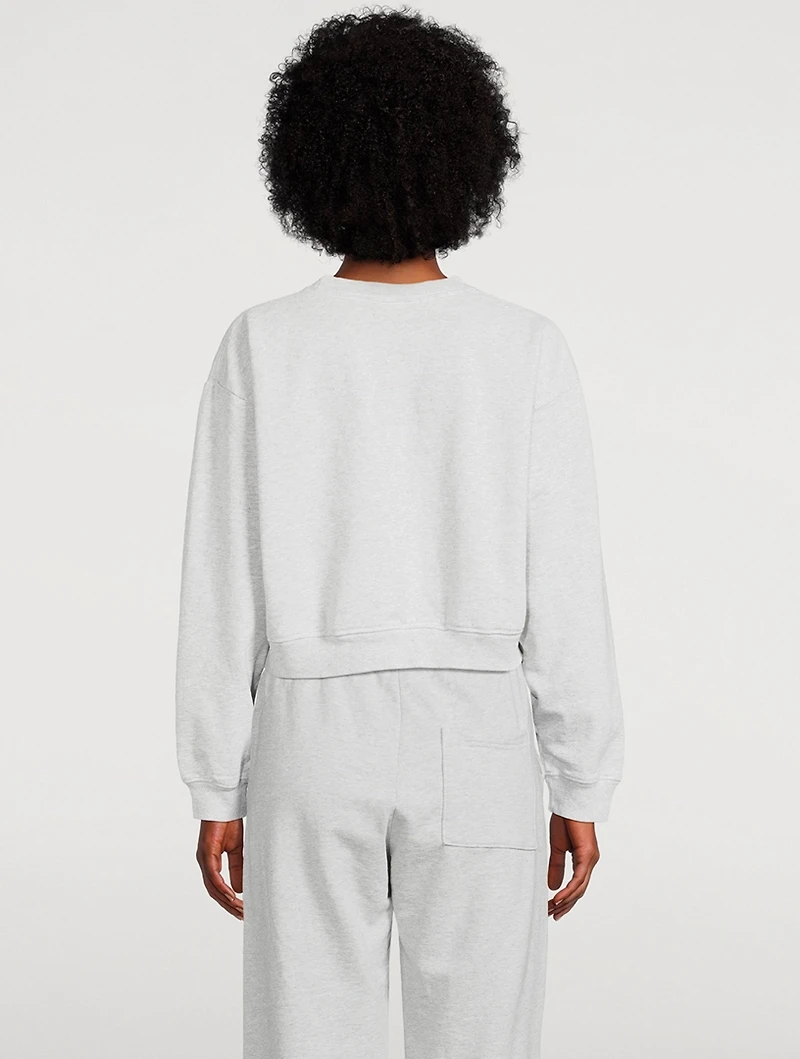 French Cropped Sweatshirt
