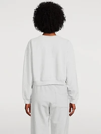 French Cropped Sweatshirt