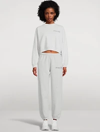 French Cropped Sweatshirt