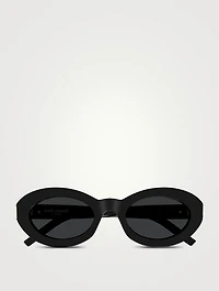 SL M136 Oval YSL Monogram Sunglasses