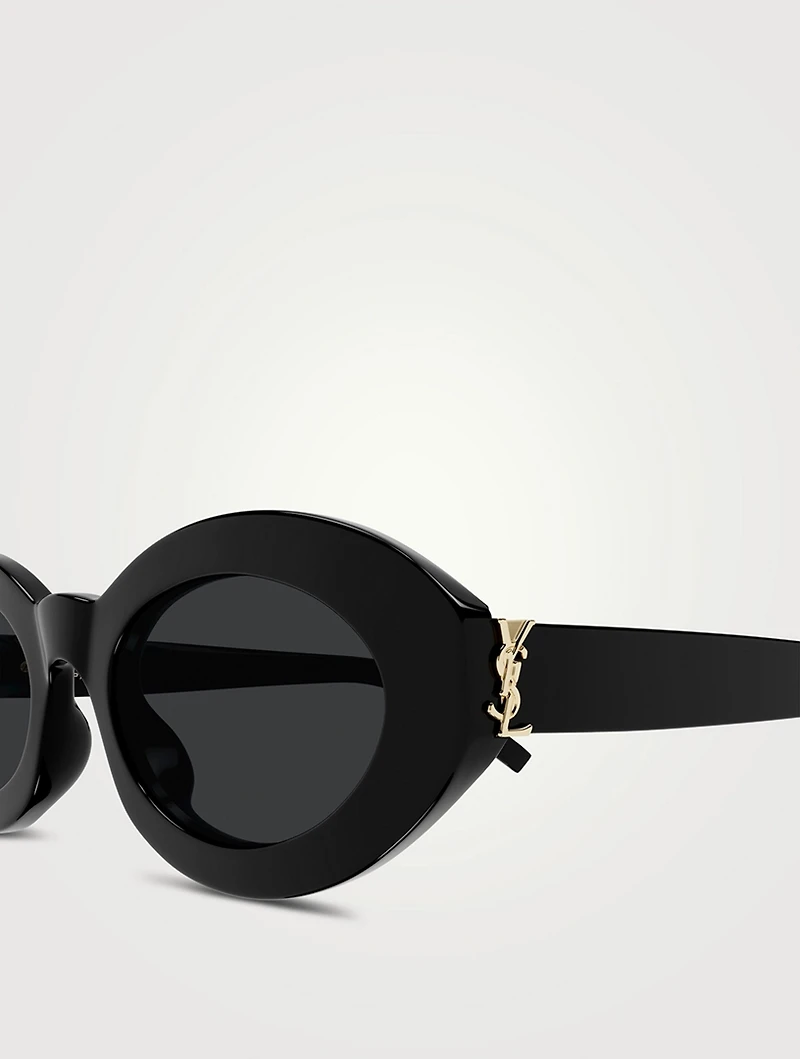 SL M136 Oval YSL Monogram Sunglasses