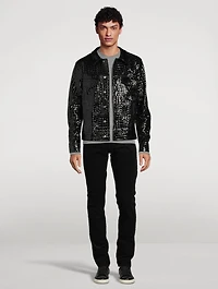 Patent Leather Jean Jacket