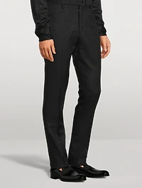Lurex Jacquard Stripe Atticus Pants