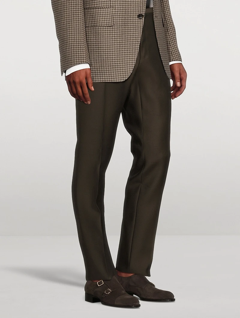 Atticus Wool And Silk Pants