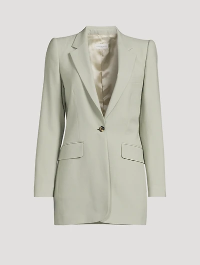 Lovat Single-Breasted Wool Blazer