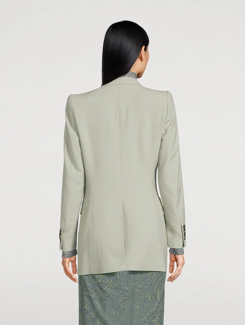 Lovat Single-Breasted Wool Blazer