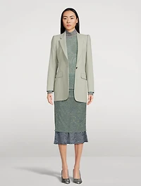 Lovat Single-Breasted Wool Blazer