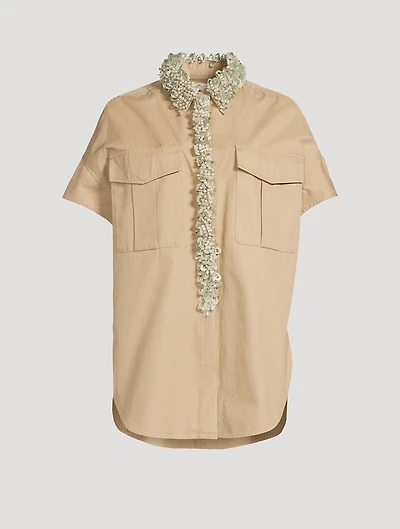 Ciaras Embellished Utility Shirt
