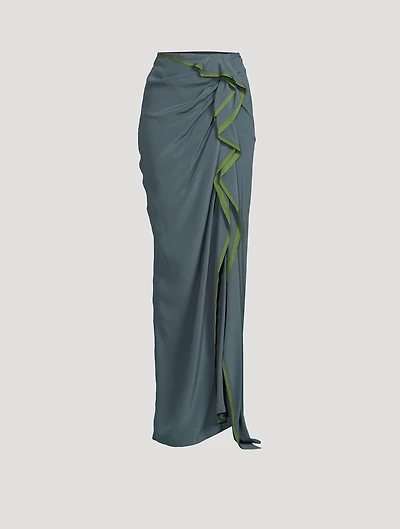 Sinas Draped Maxi Skirt
